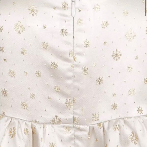 Disney Mickey Mouse Icon Gold Snowflake Dress size 10 - Picture 5 of 7